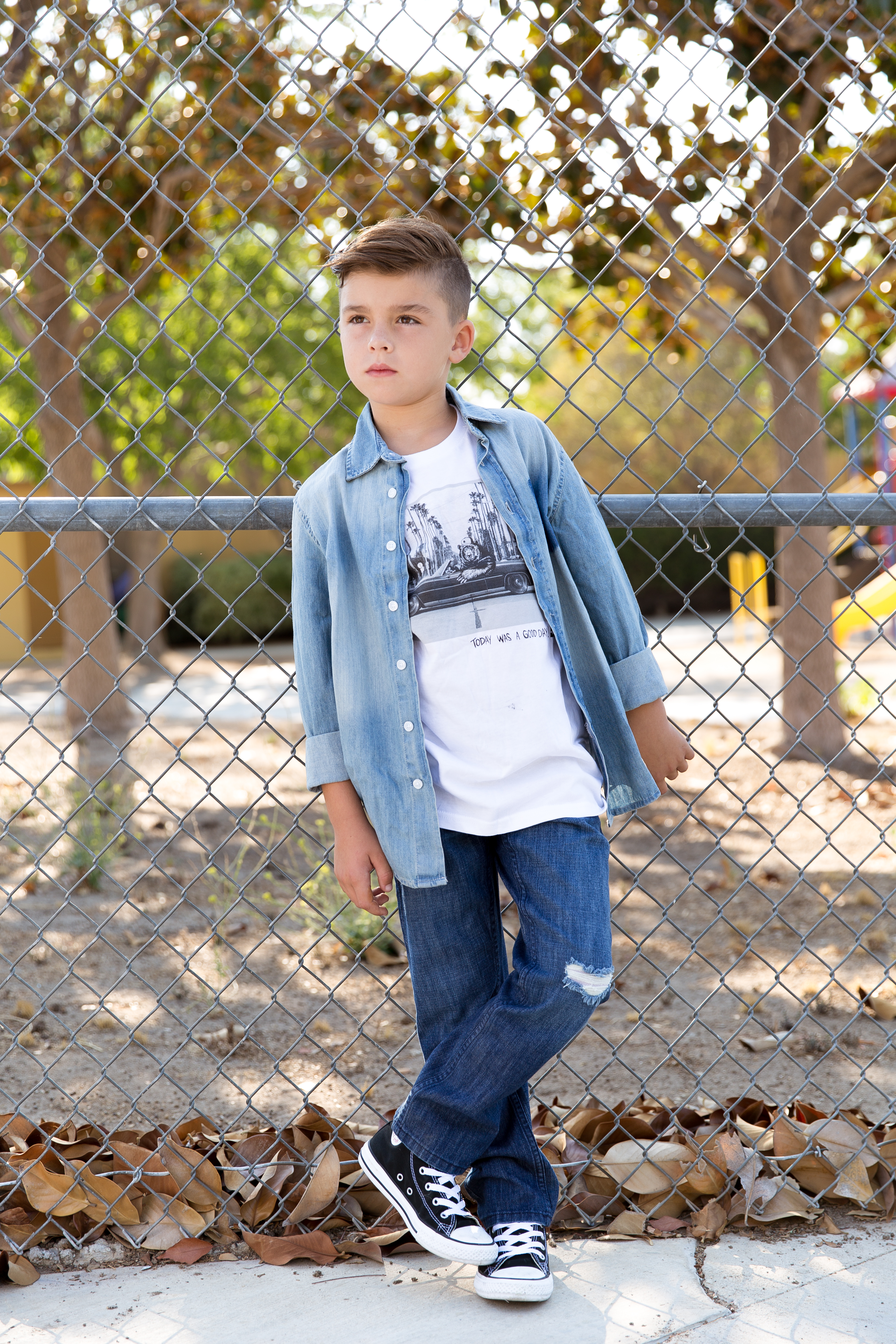 Boys Denim Shirt - Blue