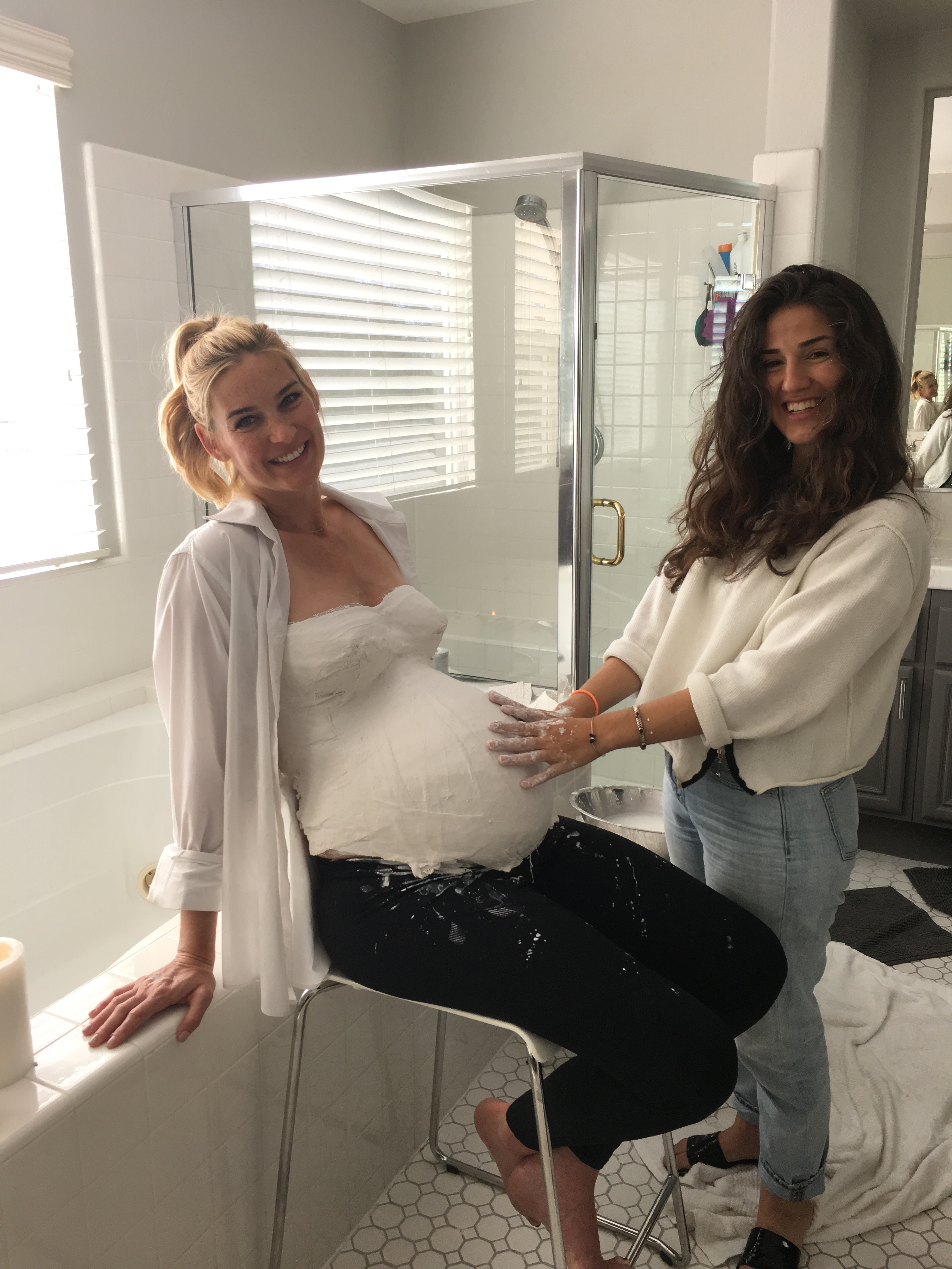 BELLY CAST WITH CHRISTINA
